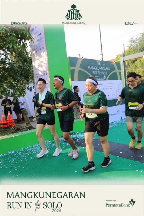 Race photo from Mangkunegaran Run 2024
