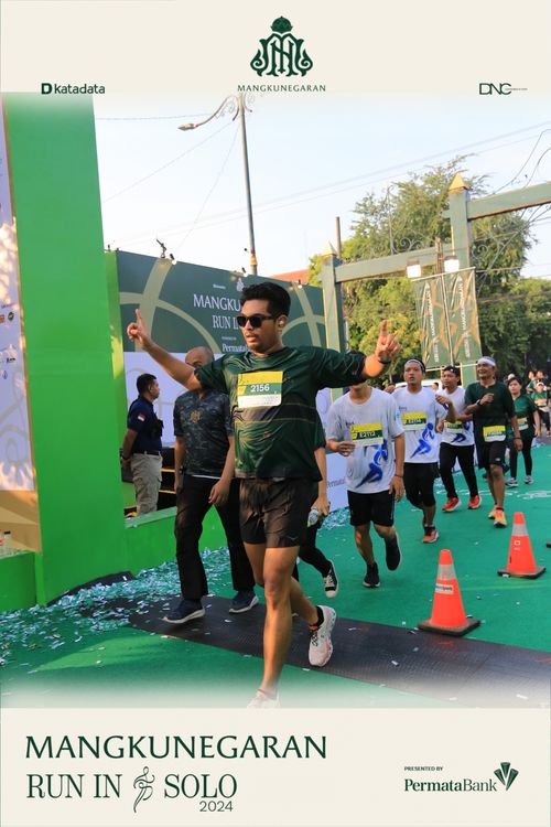 Race photo from Mangkunegaran Run 2024