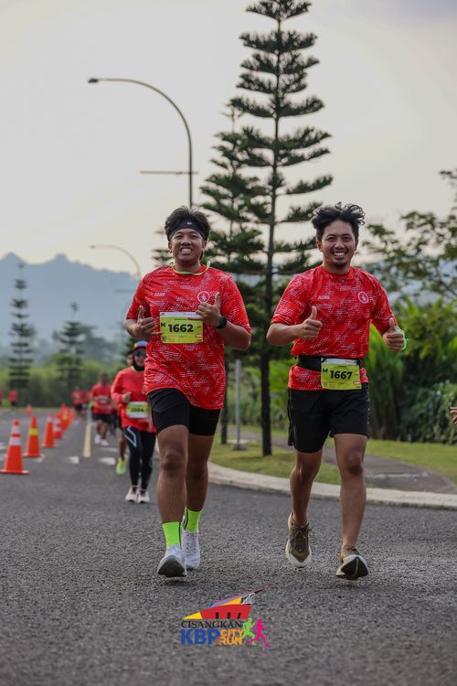 Race photo from CISANGKAN KBP CITY RUN 2025