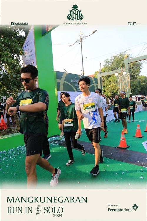 Race photo from Mangkunegaran Run 2024