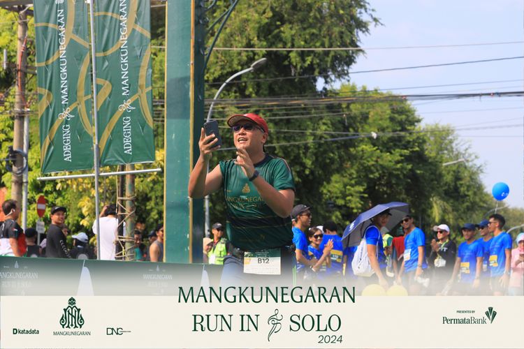 Race photo from Mangkunegaran Run 2024