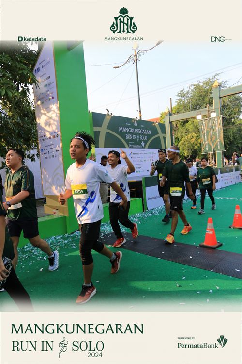 Race photo from Mangkunegaran Run 2024