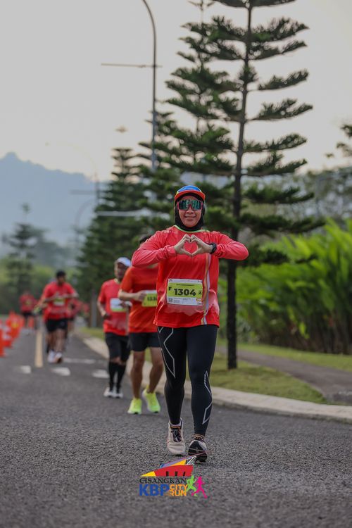 Race photo from CISANGKAN KBP CITY RUN 2025