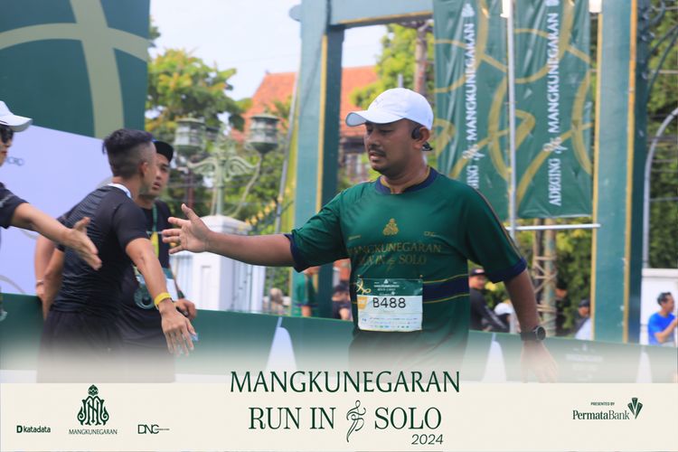 Race photo from Mangkunegaran Run 2024