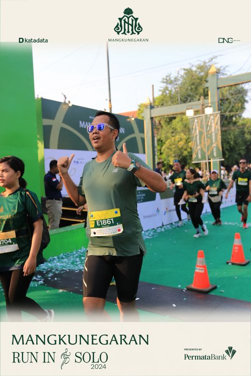 Race photo from Mangkunegaran Run 2024