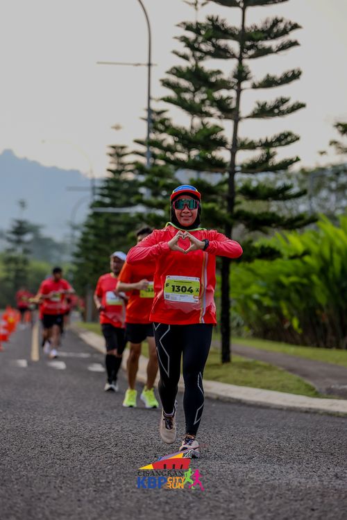 Race photo from CISANGKAN KBP CITY RUN 2025