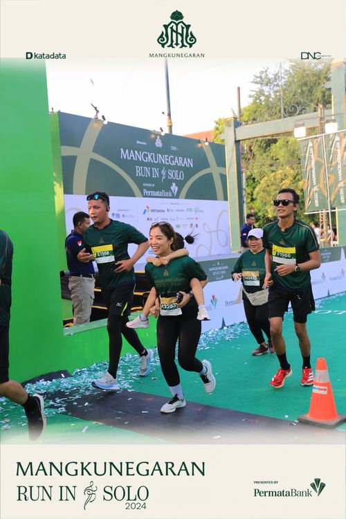 Race photo from Mangkunegaran Run 2024