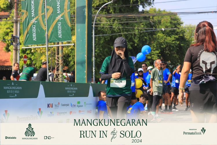 Race photo from Mangkunegaran Run 2024