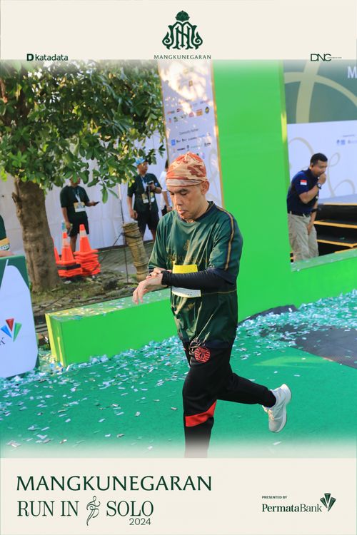 Race photo from Mangkunegaran Run 2024
