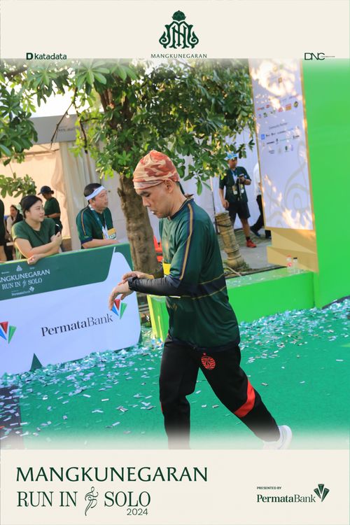 Race photo from Mangkunegaran Run 2024