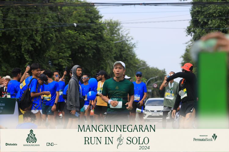 Race photo from Mangkunegaran Run 2024