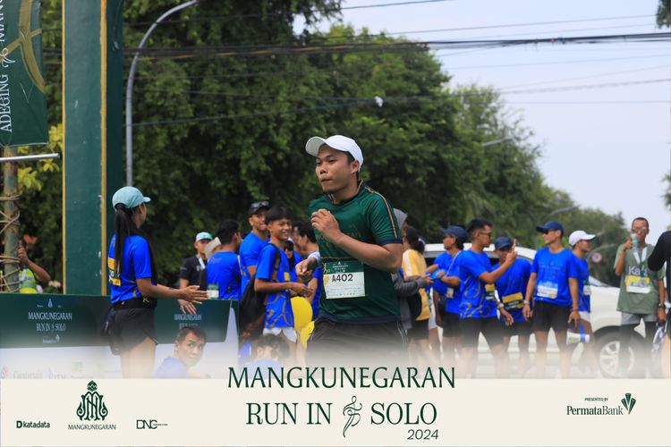 Race photo from Mangkunegaran Run 2024