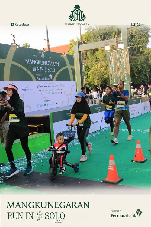 Race photo from Mangkunegaran Run 2024