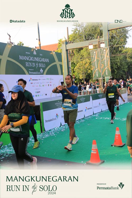 Race photo from Mangkunegaran Run 2024