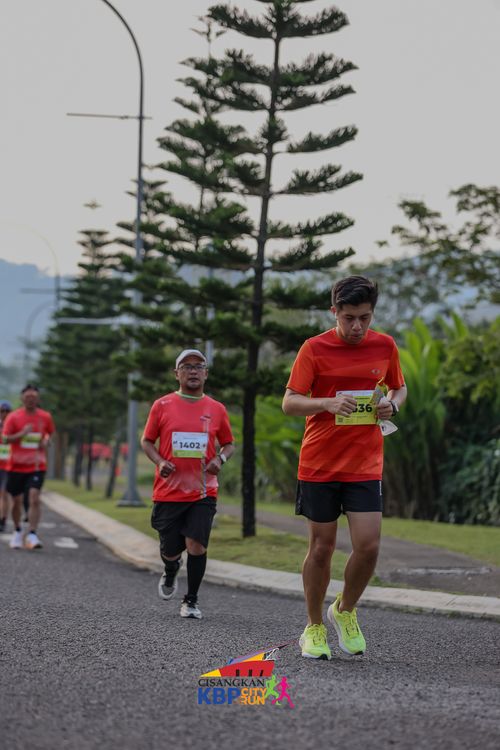 Race photo from CISANGKAN KBP CITY RUN 2025