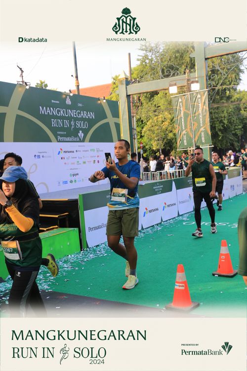 Race photo from Mangkunegaran Run 2024