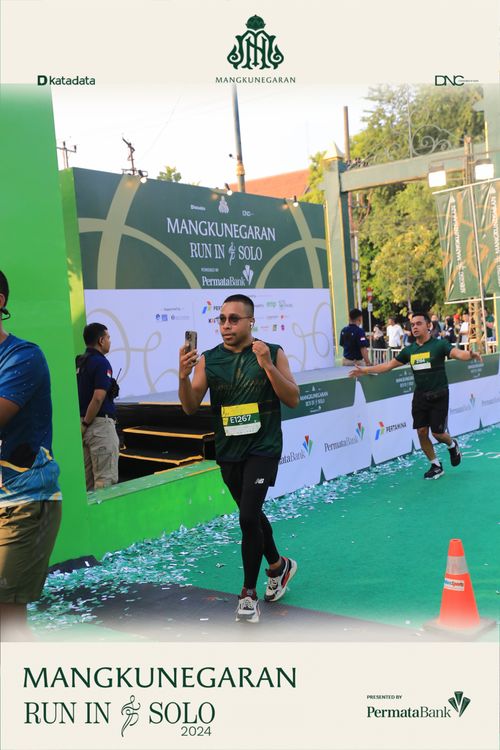 Race photo from Mangkunegaran Run 2024