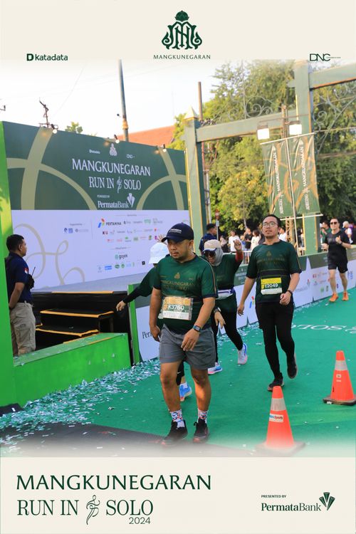 Race photo from Mangkunegaran Run 2024
