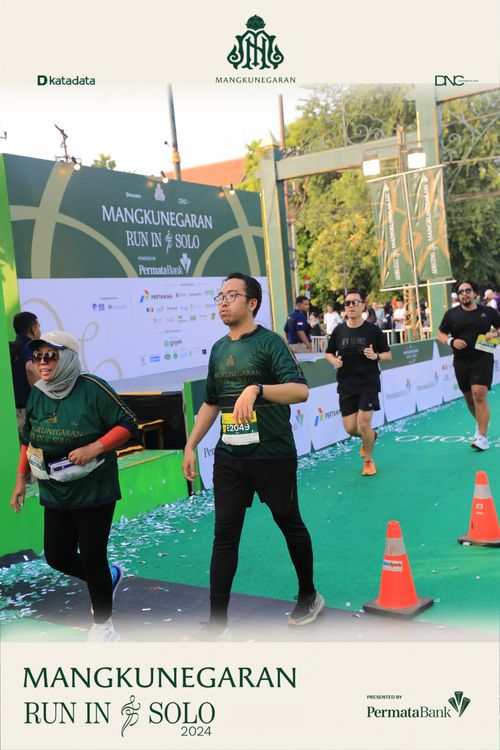 Race photo from Mangkunegaran Run 2024