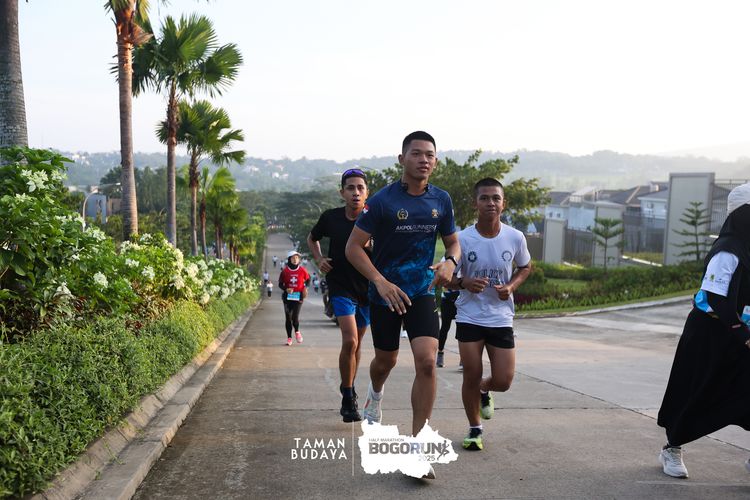 Race photo from Taman Budaya x BOGORUN 2025
