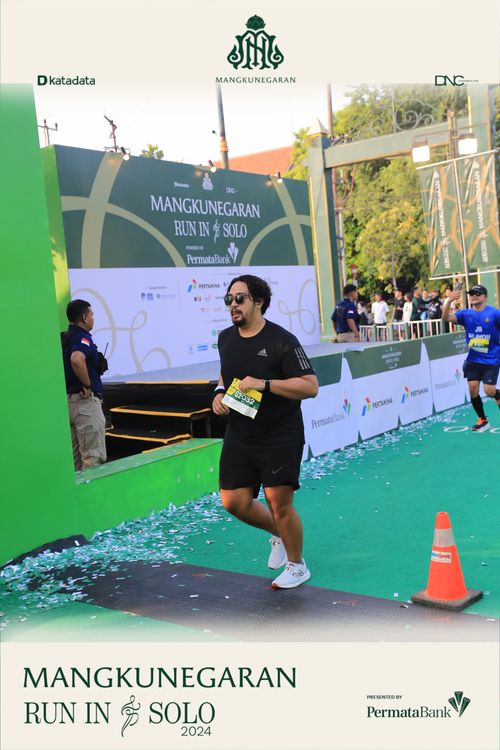 Race photo from Mangkunegaran Run 2024
