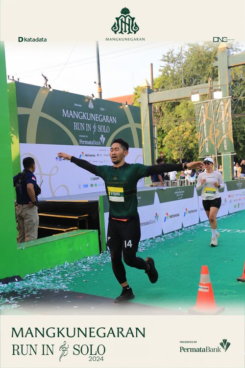 Race photo from Mangkunegaran Run 2024