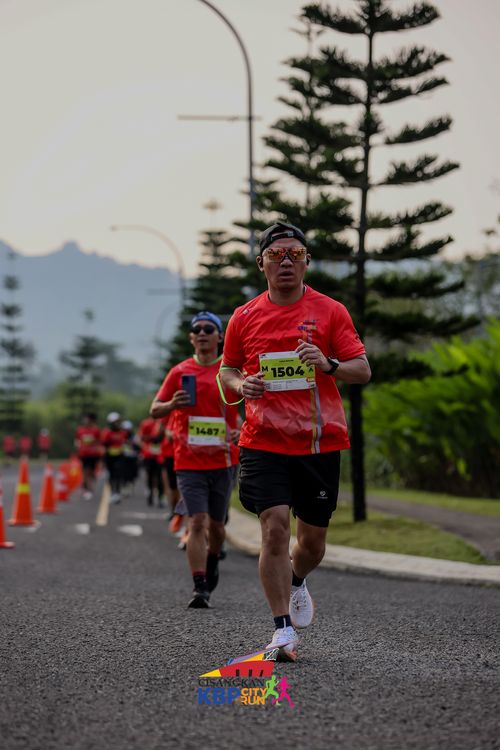 Race photo from CISANGKAN KBP CITY RUN 2025