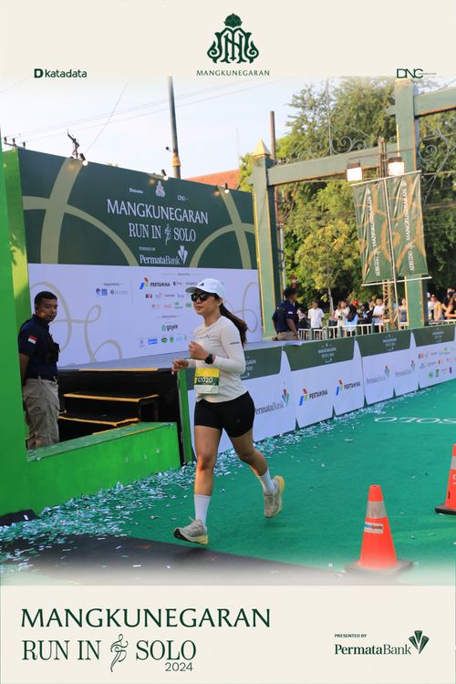 Race photo from Mangkunegaran Run 2024