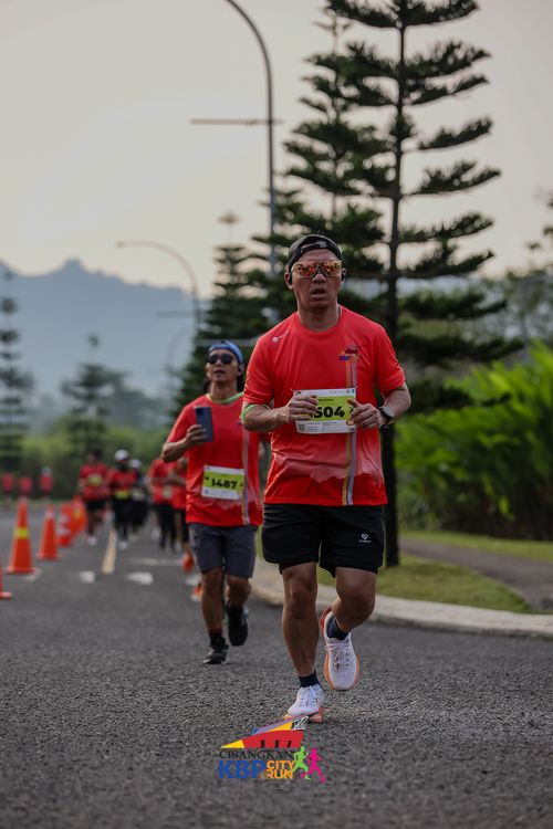 Race photo from CISANGKAN KBP CITY RUN 2025