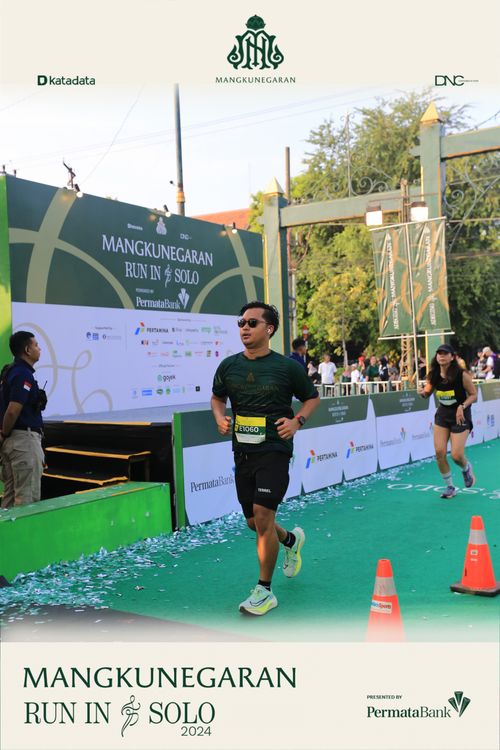 Race photo from Mangkunegaran Run 2024