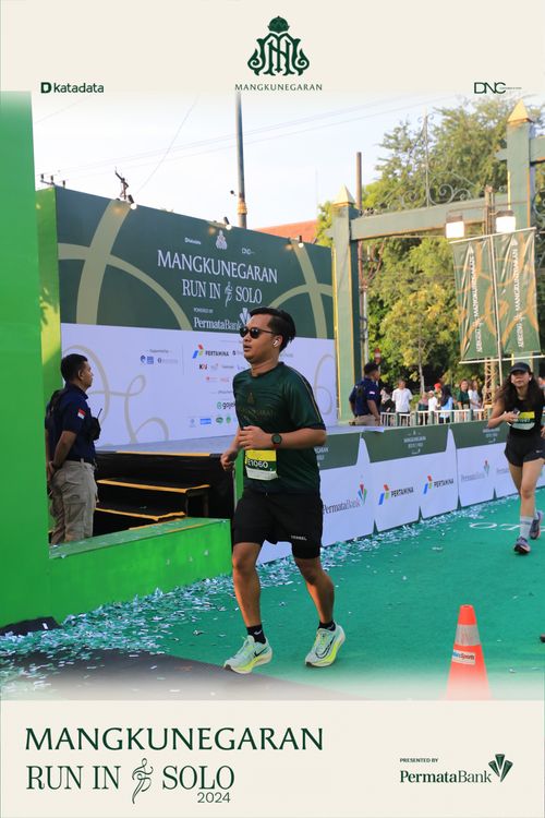 Race photo from Mangkunegaran Run 2024