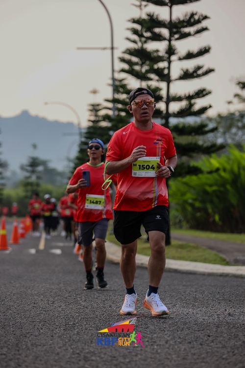 Race photo from CISANGKAN KBP CITY RUN 2025