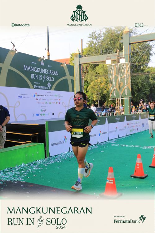 Race photo from Mangkunegaran Run 2024