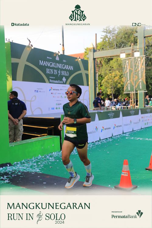 Race photo from Mangkunegaran Run 2024