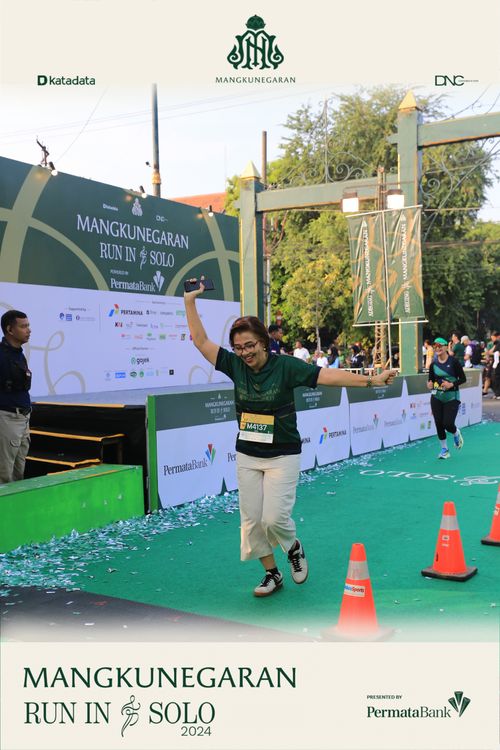 Race photo from Mangkunegaran Run 2024
