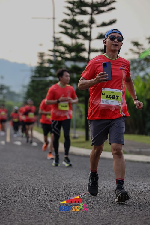 Race photo from CISANGKAN KBP CITY RUN 2025