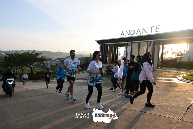 Race photo from Taman Budaya x BOGORUN 2025