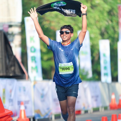 Race photo from BOGORUN 2026