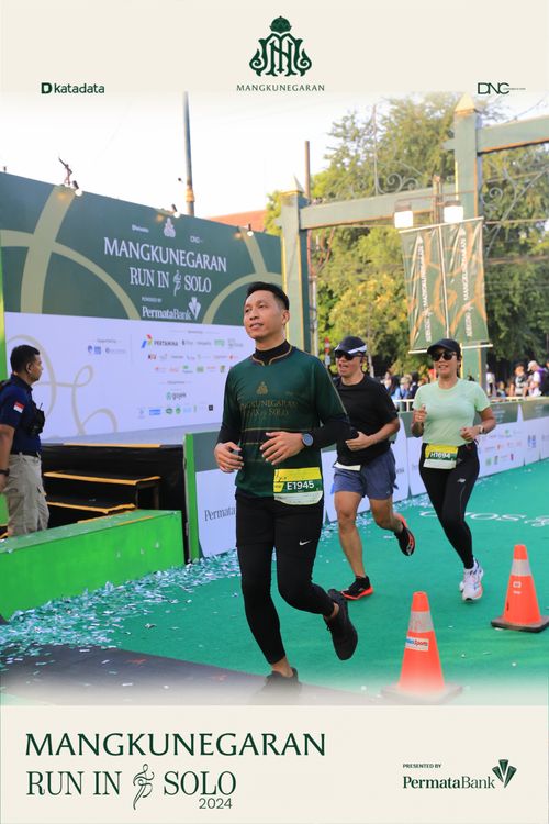 Race photo from Mangkunegaran Run 2024