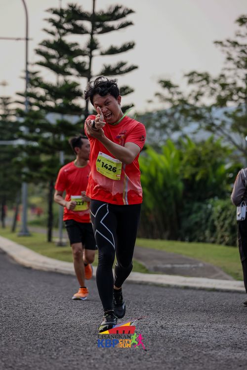 Race photo from CISANGKAN KBP CITY RUN 2025