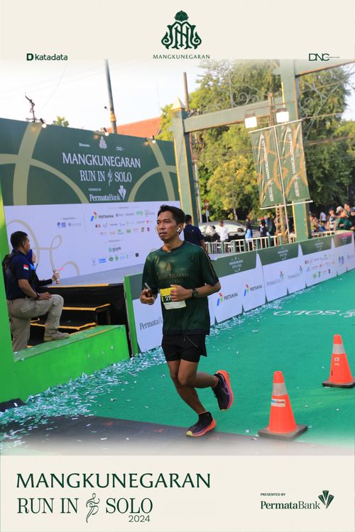 Race photo from Mangkunegaran Run 2024