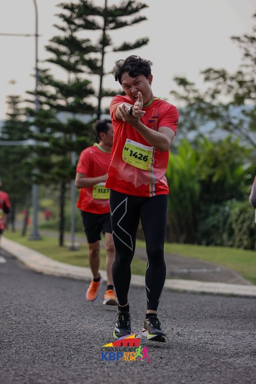 Race photo from CISANGKAN KBP CITY RUN 2025