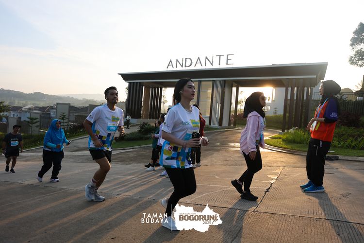Race photo from Taman Budaya x BOGORUN 2025
