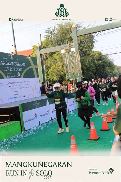 Race photo from Mangkunegaran Run 2024