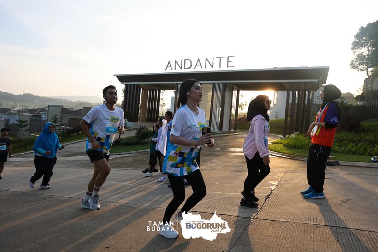 Race photo from Taman Budaya x BOGORUN 2025