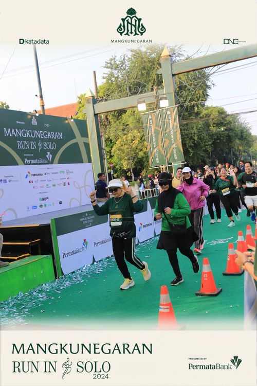 Race photo from Mangkunegaran Run 2024