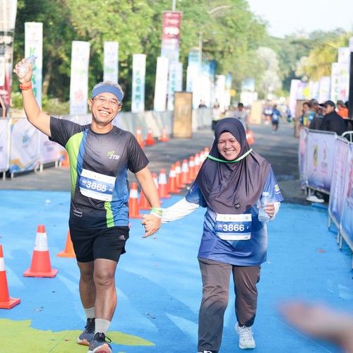Race photo from BOGORUN 2026