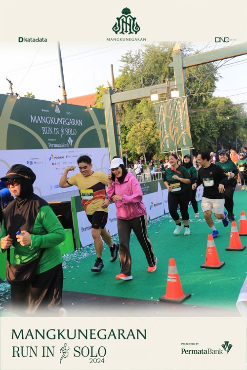 Race photo from Mangkunegaran Run 2024