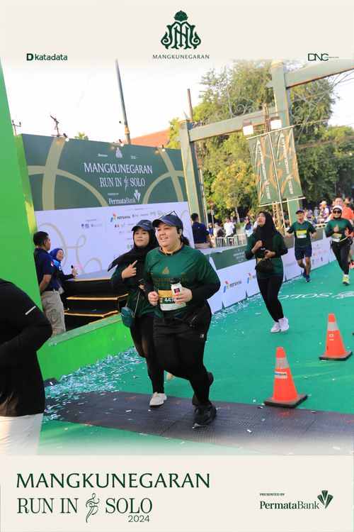 Race photo from Mangkunegaran Run 2024