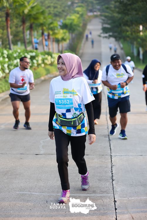 Race photo from Taman Budaya x BOGORUN 2025
